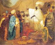 Ethiopian king meeting ambasadors of Persia Franciszek Smuglewicz